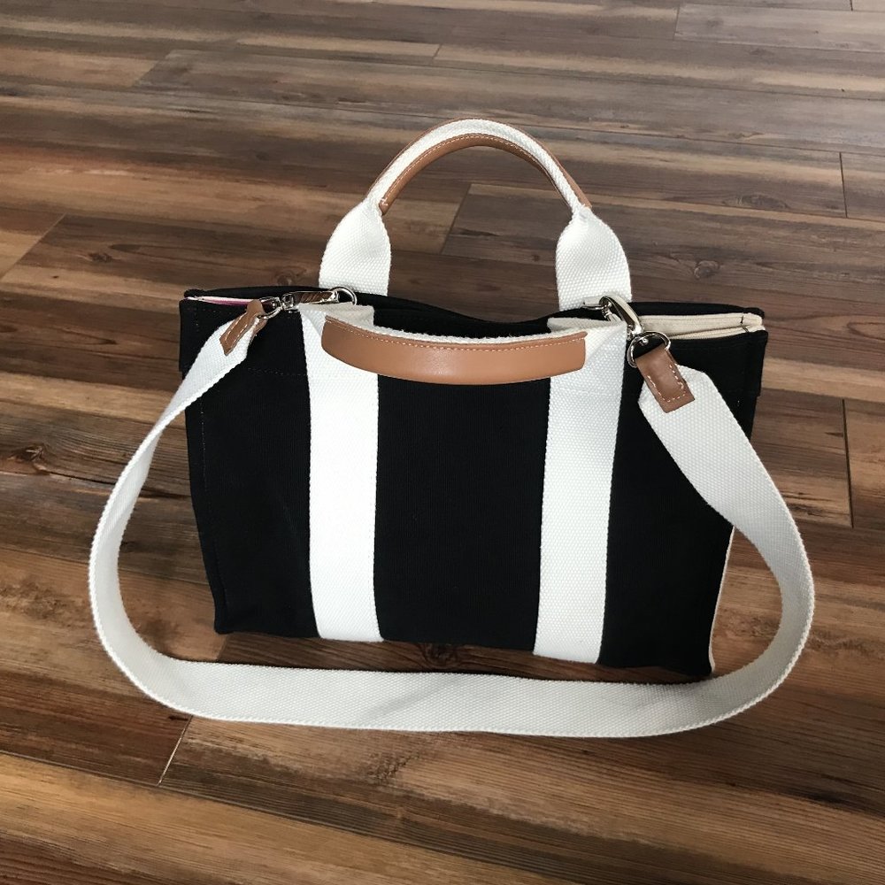 Rue de Verneuil Canvas & Leather Tote Bag